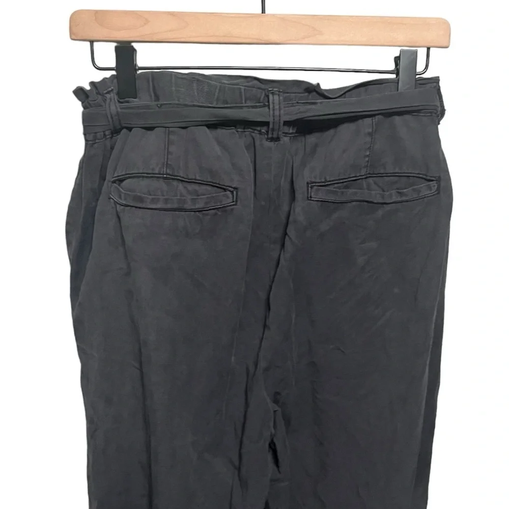 Daily Ritual Gray Belted Tapered Pants - Picture 6 of 11